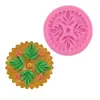Múltiples Moldes de Silicona con Forma de Hoja Moldes de Chocolate de Hoja Moldes para Decoración de Pasteles de Fondant
