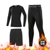 Traje de entrenamiento ajustado para niños, capa base de baloncesto de otoño/invierno para niños, conjunto deportivo, camiseta de manga larga de secado rápido, para fútbol y correr