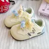Zapatos Deportivos para Niñas 2026 Nuevo Primavera Lindos Planos con Pompón Zapatos de Plataforma Zapatos Infantiles Zapatos de Entrenamiento Alemanes para Mujer Azules