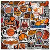 50 Frases Inspiradoras Basquete Esportes Personalizado Criativo Desenho Animado DIY Capa de Celular Mala Adesivos à Prova d'Água