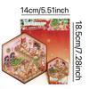 Adesivos de paisagismo 2.5D para crianças criativas cena em miniatura manual de mão livre de corte conta visual 3D pilha decoração tridimensional