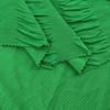 280g poliéster amônia Milan feixe enrugado primavera e verão moda elástica listrado malha jacquard camiseta vestido tecido
