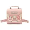 Mochila Pequena de Coelho Transfronteiriça para Meninas, Mochila de Luxo Leve para o Dia a Dia, Mochila Versátil da Moda Estilo Japonês para Meninas