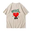 Camiseta Feminina Manga Curta 2025 Europeia e Americana Novo Álbum