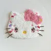 Novo Estilo Japonês Lã de Cordeiro Gato Kt Patch DIY Adereço de Cabeça Grampo de Cabelo Adesivo Capa de Celular Acessórios Decorativos Materiais Artesanais