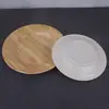 Sureste Asiático Vajilla de Melamina Platos de Melamina Imitación Madera Redondos Platillos para Tazas de Café Platos para Frutas Platos de Cena