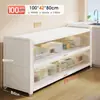 Novo Rack de Armazenamento para Cozinha, Armário de Armazenamento Multicamadas de Chão, Multifuncional para Micro-ondas, Aparador, Armário, Armário de Armazenamento