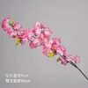 Galhos de flor de cerejeira artificiais, árvores de flor de cerejeira, decorações de casamento de plástico, flor de pessegueiro e flor de pereira para interiores, sala de estar, piso e teto, guirlandas de flores artificiais
