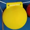 Vía marítima cuerpo flotante esférico de advertencia de aislamiento rotomoldeo bola flotante resistencia a la corrosión señal marina bola flotante de plástico PE de 1.5m