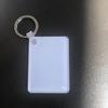 Chaveiro de acrílico com transferência térmica direta da fábrica, impressão em branco, faça você mesmo, logotipo, presente, pingente de lembrança
