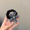 Nueva Banda para el Cabello Floral de Tela para Niñas, Cuerda para Cola de Caballo Dulce y Versátil, Diadema Elástica de Flor, Femenino de Alta Gama