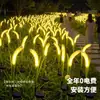 Luz Solar para Césped Exterior Impermeable Hierba Artificial Cola de Zorro Iluminación de Paisaje Luz Decorativa para Villa Lámpara de Suelo para Jardín