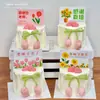 Decoración para Pastel del Día del Maestro 2025 Topper Tulipán Bud de Moda Topper para Tarjeta de Felicitación Feliz Día del Maestro
