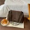 Bolso de Hombro con Cadena Versátil de Alta Gama Retro Transfronterizo 2026 para Mujer Otoño e Invierno Bolso Tote Cruzado de Gran Capacidad Bolso de Viaje
