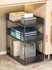 Suporte de arquivos sob a mesa, estação de trabalho, suporte para armazenamento de bolsa de computador, carrinho pequeno móvel sob a mesa do escritório