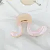 Presilha de Garra Grande para Cabelo para Mulheres, Elegante e Sofisticada Presilha Tubarão, Exquisite Presilha de Acrílico para a Parte de Trás da Cabeça, Atacado
