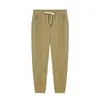 Ropa de comercio exterior para hombre, estilo japonés, nuevo modelo otoño 2026, algodón twill de 300g, diseño segmentado, pants deportivos casuales holgados