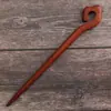 Área Turística Souvenir Antiguo Hecho a Mano Sándalo Rojo Pasador Estilo Chino Madera Broche de Madera para el Cabello para Mujeres