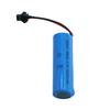 Bateria de lítio 18650 3.7V 3000mAh plugue SM-2p bateria para luz de rua solar