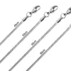 Colar de Corrente Lisa Transfronteiriço Corrente de 2mm de Espessura Colar de Corrente Versátil Personalizado Aço Inoxidável Banhado a Ouro Fabricante Atacado