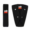 Almohadilla de hombro triangular para cinturón de seguridad de coche de seda de hielo personalizada por el fabricante, adecuada para todas las estaciones, almohadilla de hombro infantil anti-estrangulamiento para el interior del coche