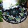 Felpudo de Entrada con Diseño de Piedras Transfronterizo Terciopelo de Cristal para el Hogar Absorbente de Agua Retro Antideslizante y Resistente a Manchas Felpudo Alfombra para Sala de Estar