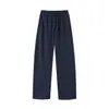Calças casuais estilo "old money" americano para primavera e outono para homens e mulheres, calças de moletom patchwork estilosas e descontraídas, calças largas e soltas