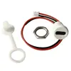 Conector hembra impermeable TYPE-C2P con cables de soldadura, tipo redondo moldeado por inyección con terminales de cable, interfaz de carga dedicada para dispositivos electrónicos 2P