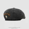 Boina de Mezclilla para Niños Estilo Coreano Oso de Dibujos Animados Lindo Gorra Frontal Otoño Nuevo Sombrero Infantil Venta al por Mayor Transfronterizo