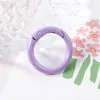 20/25/30/35/41m Hebilla de Resorte de Pintura de Aleación Anillo de Resorte de Apertura Redonda Llavero Accesorios para Joyería DIY