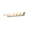 Luz LED frontal para espejo de lavabo de baño, tocador minimalista retro japonés, lavabo, lámpara de pared giratoria para iluminación de cuadros