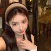 Diadema Melard pequeña estilo Chanel de copa alta para mujer, diadema elegante retro para uso diario que hace que la cara se vea más pequeña, accesorio para el cabello