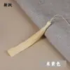 Atacado 13cm Seda de Gelo Fechado Borla Estilo Chinês Pingente de Leque Marcador de Página Acessórios de Pendurar em Roupas Espinho Decorativo Joias Borla Decorativa