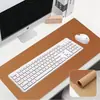 Mouse Pad de Cortiça Personalizado OEM Extra Grande Impermeável e à Prova de Óleo Mouse Pad de Couro de Cortiça Pad para Mesa de Computador Odm