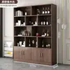 Armario para Vino contra la Pared, Gabinete de Almacenamiento y Exhibición para Sala de Estar, Estante de Vino Comercial, Nuevo Modelo 2026, Gabinete de Exhibición Nuevo Estilo Chino para Uso Doméstico
