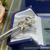 Collar y Pulsera de Cruz de Nácar Blanco VJinshang, Tallado de Precisión CNC París, Chapado en Oro Rosa de 18 Quilates, Cadena para Clavícula que No se Desvanece