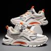 Primavera Novos sapatos esportivos casuais masculinos estilo coreano versátil moderno estudante papai sapatos masculinos sola grossa altura crescente sapatos da moda