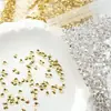 Accesorios para Uñas con Remaches de Aleación de Alta Venta en Oro y Plata, Decoraciones Metálicas Simples Versátiles para Uñas con Estrellas y Corazones