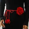 Accesorios Bohemios Cuerda de Cintura Étnica Decorativa Cadena de Cintura para Vestido Nuevo Estilo Retro Cinturón Trenzado Cinturón para Mujer