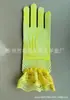 Guantes de Malla Elástica para Mujer, Elegantes Guantes Negros de Malla con Encaje Hueco para Bailar, Etiqueta, Bodas y Guantes para Niños