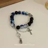 Pulseira de Pulso para Periférico de Jogo Funina Skirmisher Wanderer Pulseira com Impressão de Leque Bidimensional Pulseira de Contas Tendência Personalizada