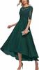 Vestido de Noiva de Renda Amazon para Noite 2026 Novo Meia-Manga Aplique Linha A Chiffon Vestido Formal