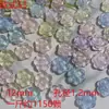 500 gramos de cuentas transparentes bronceadas plateadas oro antiguo con agujero pasante material al por mayor para accesorios de joyería DIY con cuentas