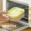 Lonchera Ligera de Frutas, Grado Alimenticio, para Estudiantes de Primaria para Llevar al Salir a Trabajar, Caja con Compartimentos Sellados, Caja de Conservación para Picnic
