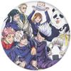 Hechizo de regreso a la guerra Rigu Yumi Insignia de hojalata Sombra de jade azul Volver a la serie circundante Llavero de espejo