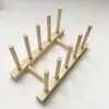 Qisheng Madera de Bambú Cocina Estante de Secado de Madera Estante Escurridor de Platos Estante de Almacenamiento de Vajilla de Cocina Estante para Platos