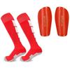 Calcetines de Fútbol de Fondo de Toalla de Venta Caliente Transfronteriza Combinación de Espinilleras de Fútbol Juego de Dos Piezas Equipo de Protección de Fútbol Profesional Venta al por Mayor Personalizada