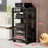 Rack de Amplificador para Casa Espaçamento Ajustável Pés Móveis Multifuncionais para Alto-falantes Suporte Gabinete de Amplificador Rack de Equipamentos AV