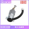 Adequado para Yuchai Yc85 Yc135 Válvula Solenoide de Parada Válvula Solenoide de Parada Acessórios para Escavadeira 6108-1115030