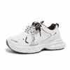 Populares Zapatillas Dad de Doble Tira con Suela Gruesa para Mujer, Novedad Primavera y Otoño 2026, Casual Versátil, Ligeras, que Aumentan la Altura, de Moda